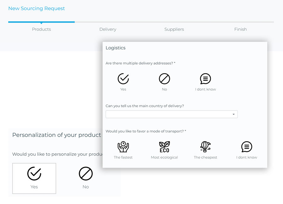 Transport écologique camion train bateau container